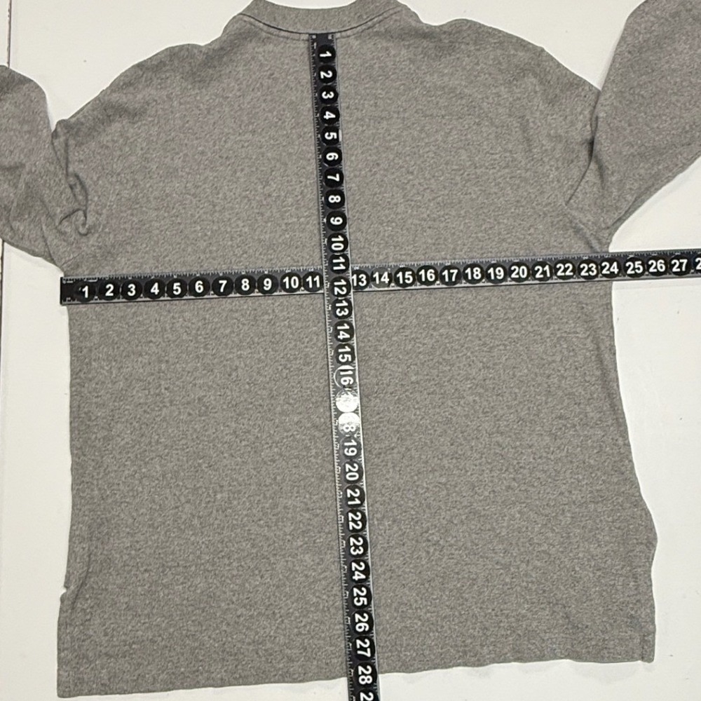 Polo Ralph Lauren Shirt Mens XL Gray Long Sleeve Polo Classic Pony Logo - Picture 5 of 9
